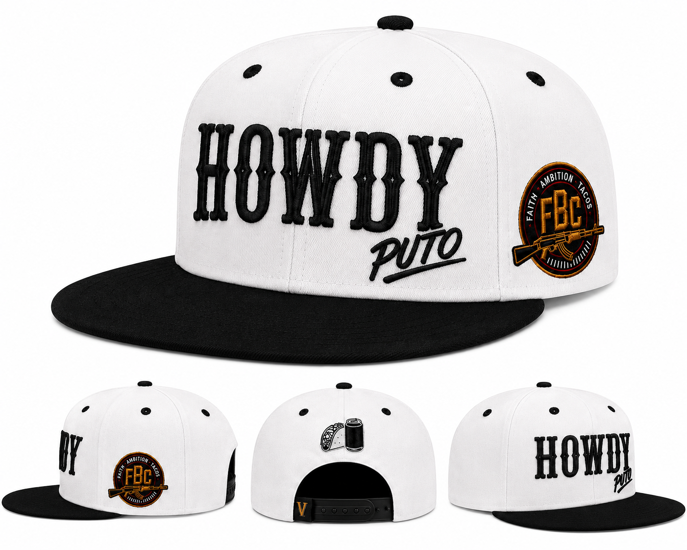 HOWDY PUTO Snapback – Fat Boi Cartel