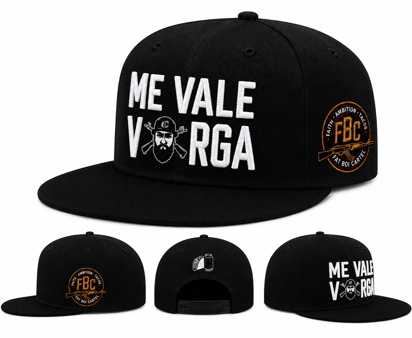 ME VALE V*RGA – FBC Premium Snapback (Black)